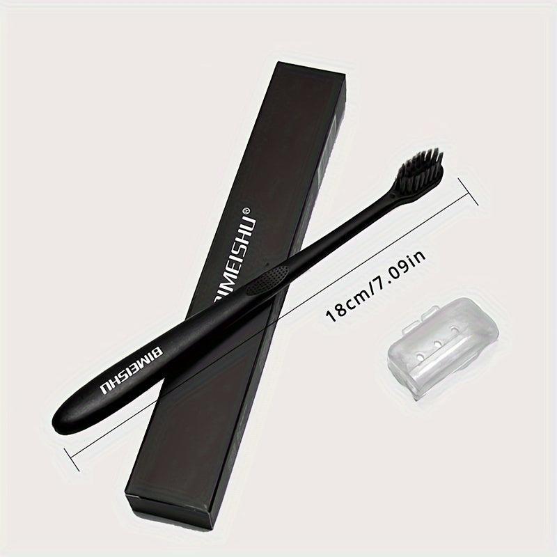 6pcs Bamboo Charcoal Soft Bristle Toothbrush Adult Set
