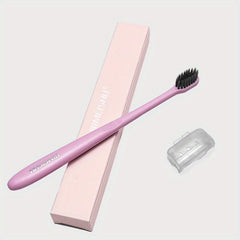 6pcs Bamboo Charcoal Soft Bristle Toothbrush Adult Set
