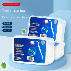 Disposable Dental Floss Stick Ultra Fine Boxed Toothpick Care Adult Cleaning