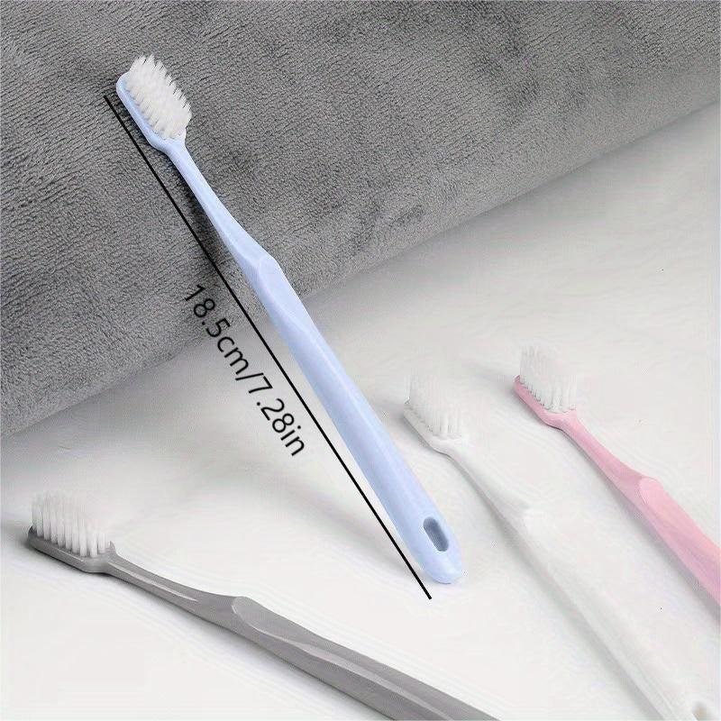 4pcs Silicone Nano Toothbrush Adult Soft Oral Care Cleaning Tool