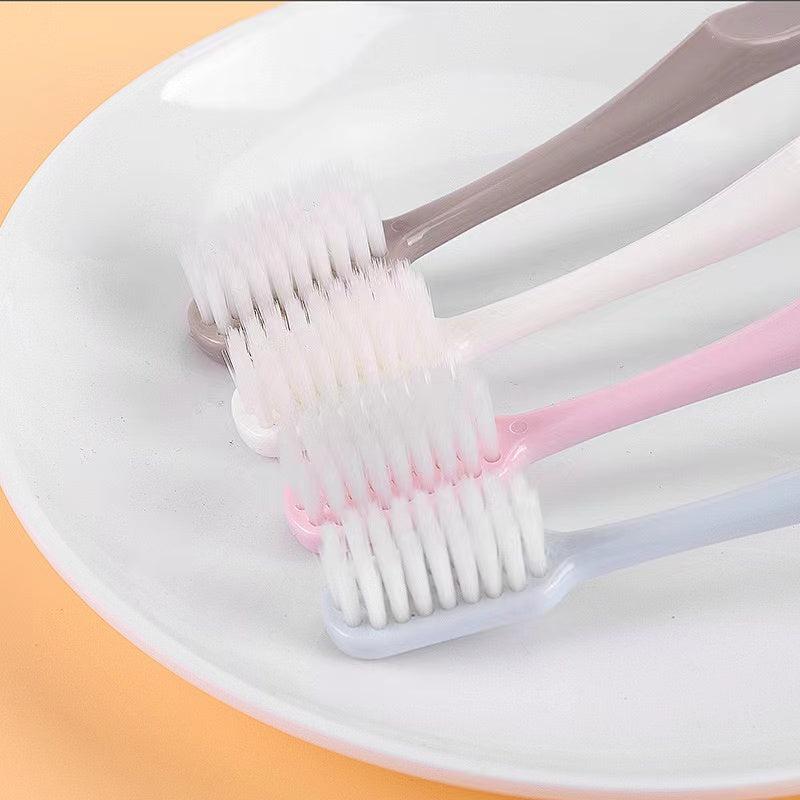 4pcs Silicone Nano Toothbrush Adult Soft Oral Care Cleaning Tool