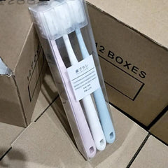 4pcs Silicone Nano Toothbrush Adult Soft Oral Care Cleaning Tool