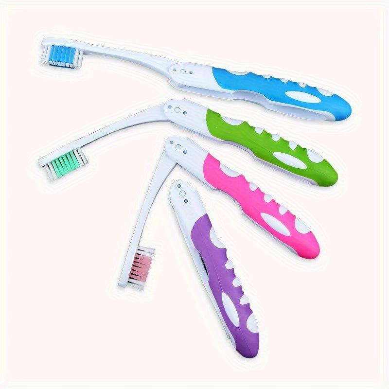 Portable Folding Toothbrush Soft Bristles for Camping Hiking Backpacking Travel