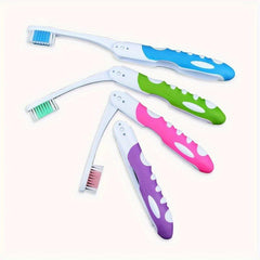 Portable Folding Toothbrush Soft Bristles for Camping Hiking Backpacking Travel