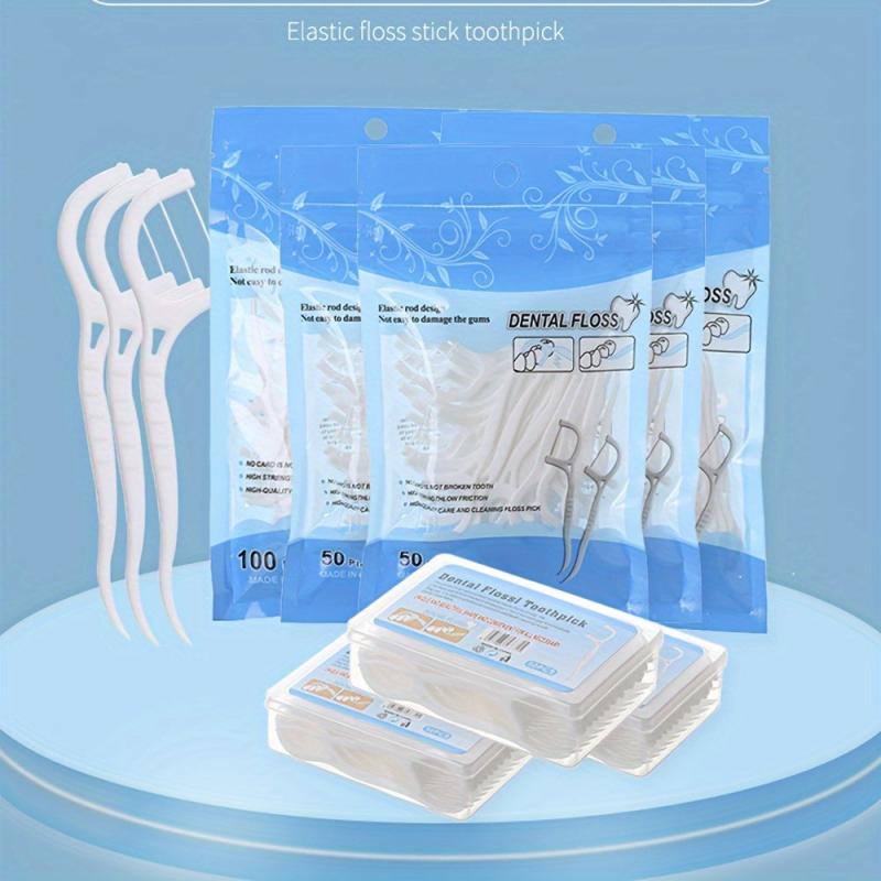 Dental Floss Picks for Teeth Cleaning Home Travel Hotel
