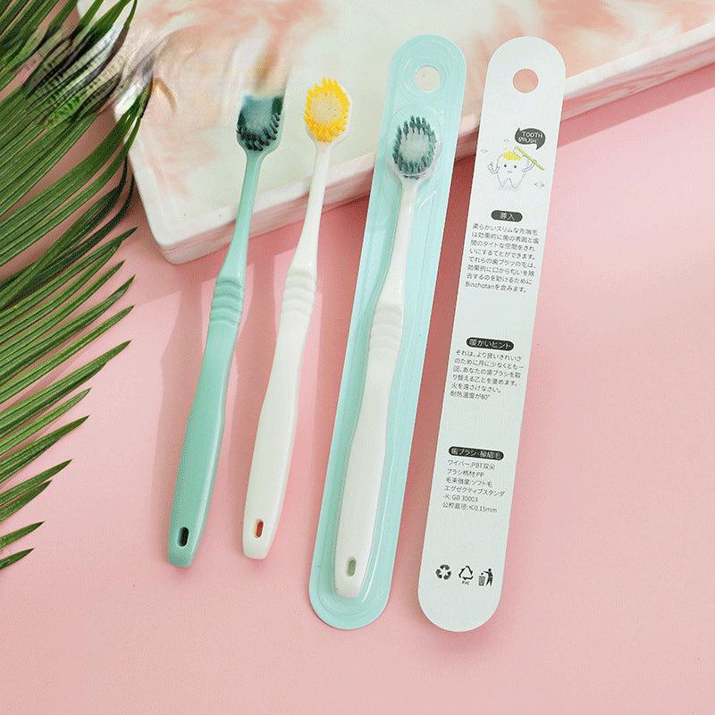 Single Pack Macaron Soft Hair Adult Toothbrush