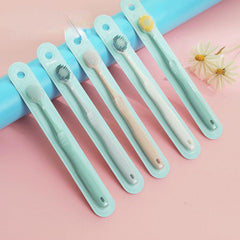Single Pack Macaron Soft Hair Adult Toothbrush