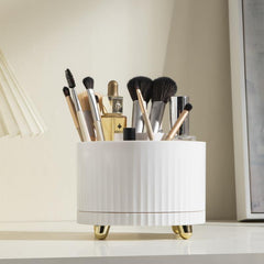 DIY Plastic Rotary Pen Container Office Desk Stationery Storage Box
