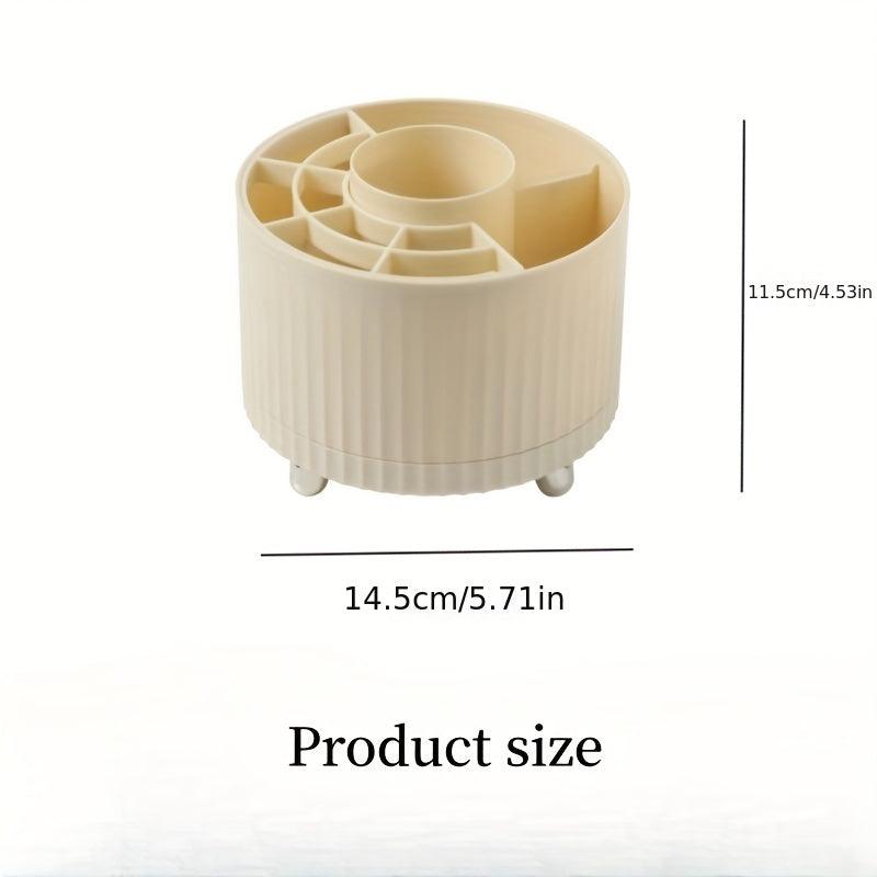 DIY Plastic Rotary Pen Container Office Desk Stationery Storage Box