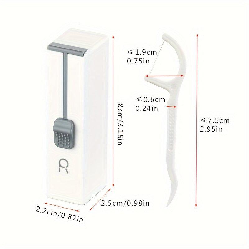 10pcs Portable Automatic Dental Floss Box for High Elasticity Cleaning