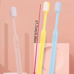 10pcs Candy Bucket Toothbrush Soft Bristled Couple Toothbrush