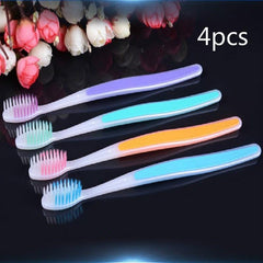 4pcs Adult Soft Toothbrush Set for Healthy Tooth Care
