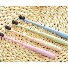 Eco-Friendly Wheat Straw Adult Toothbrush Soft Bristles