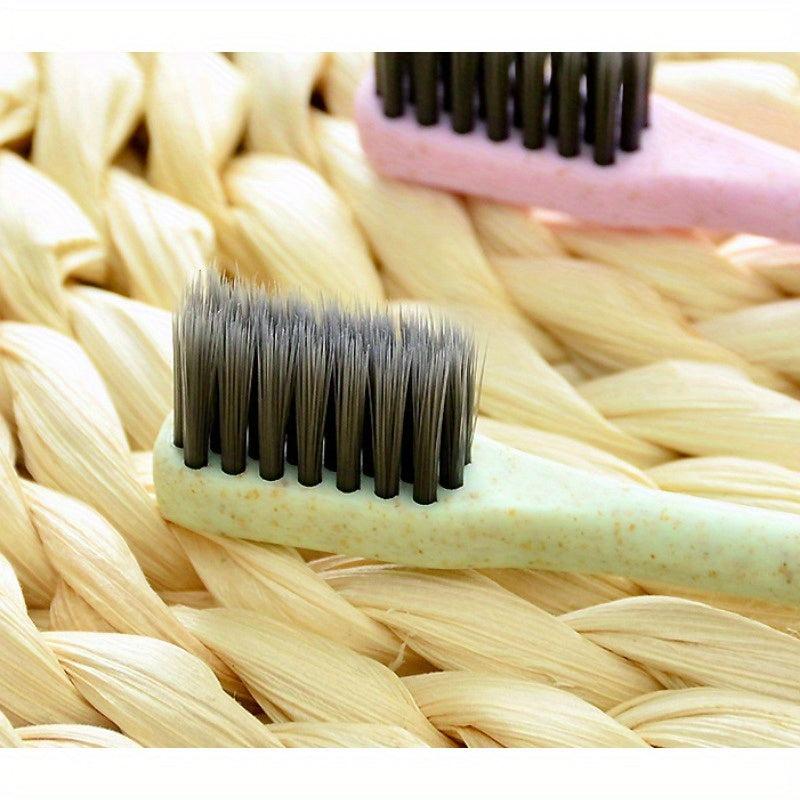 Eco-Friendly Wheat Straw Adult Toothbrush Soft Bristles