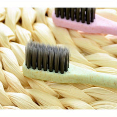 Eco-Friendly Wheat Straw Adult Toothbrush Soft Bristles