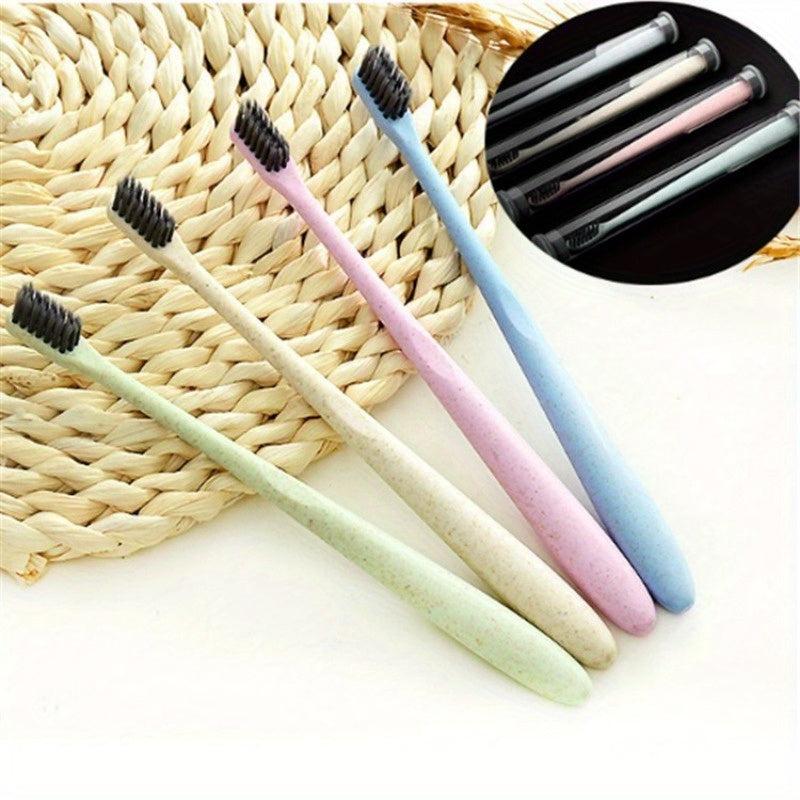 Eco-Friendly Wheat Straw Adult Toothbrush Soft Bristles