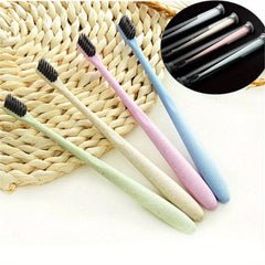 Eco-Friendly Wheat Straw Adult Toothbrush Soft Bristles