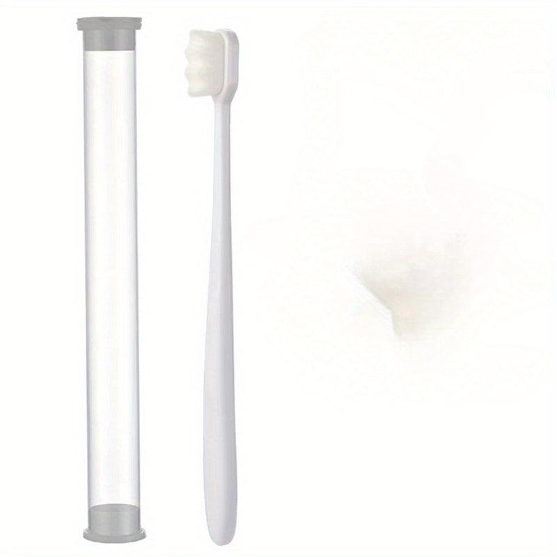 2pcs 10,000 Hair Tube Toothbrush Nano Soft Bristle Ultra Fine Ultra Soft