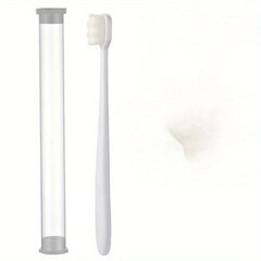 2pcs 10,000 Hair Tube Toothbrush Nano Soft Bristle Ultra Fine Ultra Soft