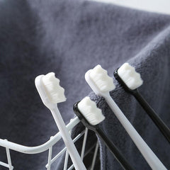 2pcs 10,000 Hair Tube Toothbrush Nano Soft Bristle Ultra Fine Ultra Soft