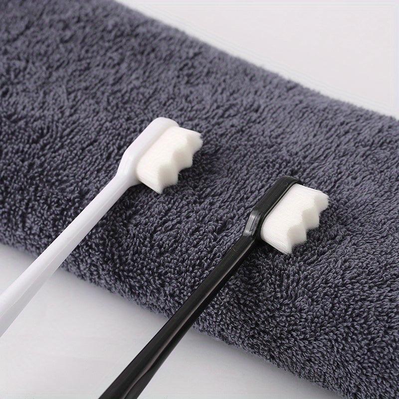 2pcs 10,000 Hair Tube Toothbrush Nano Soft Bristle Ultra Fine Ultra Soft