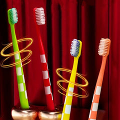 1000 Soft Spiral Brush Silk Toothbrush, Medium Soft Bristle, Couple Toothbrush