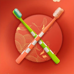 1000 Soft Spiral Brush Silk Toothbrush, Medium Soft Bristle, Couple Toothbrush
