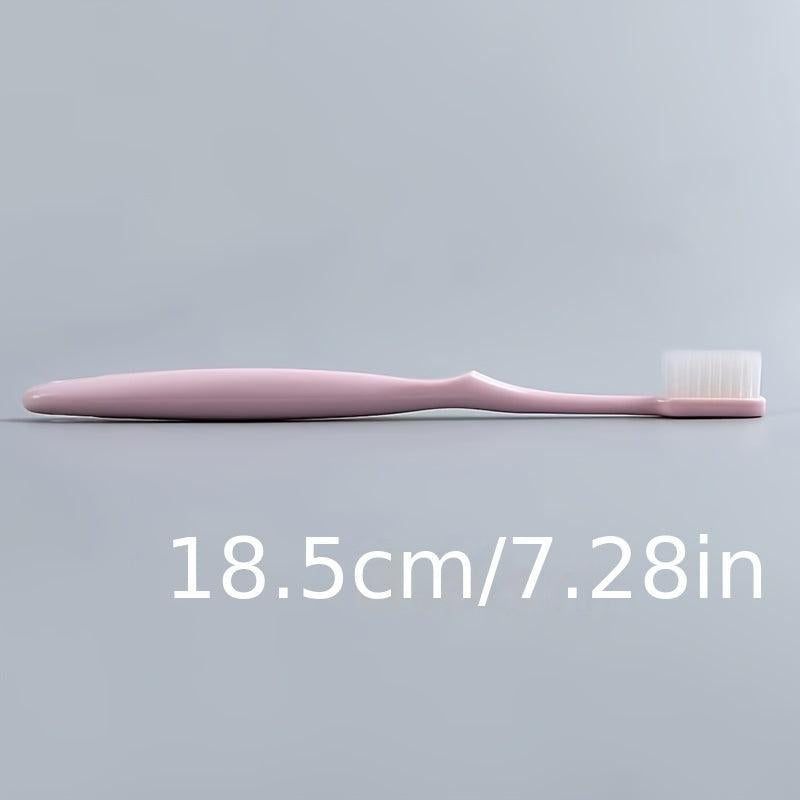 4pcs Japanese Style Bamboo Charcoal Toothbrushes for Travel & Home