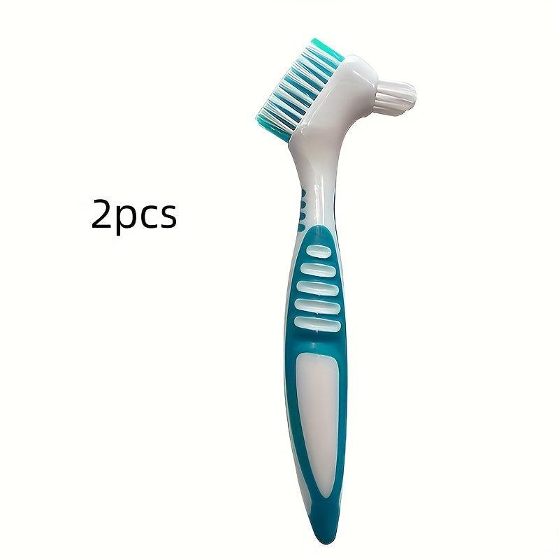 Denture Cleaning Brush Double Sided Toothbrush