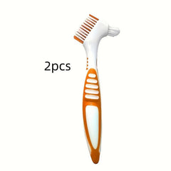 Denture Cleaning Brush Double Sided Toothbrush