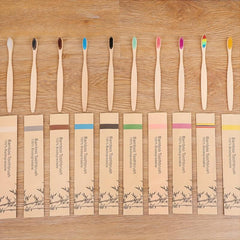 20 Bamboo Toothbrushes Soft Bristles Oral Care