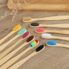 20 Bamboo Toothbrushes Soft Bristles Oral Care