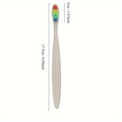 20 Bamboo Toothbrushes Soft Bristles Oral Care