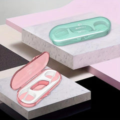 2sets Travel Dental Floss Box Portable Toothpick Box Disposable Dental Floss