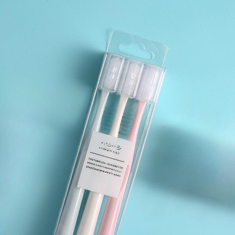 3pcs Adult Home Toothbrush Soft Bristles
