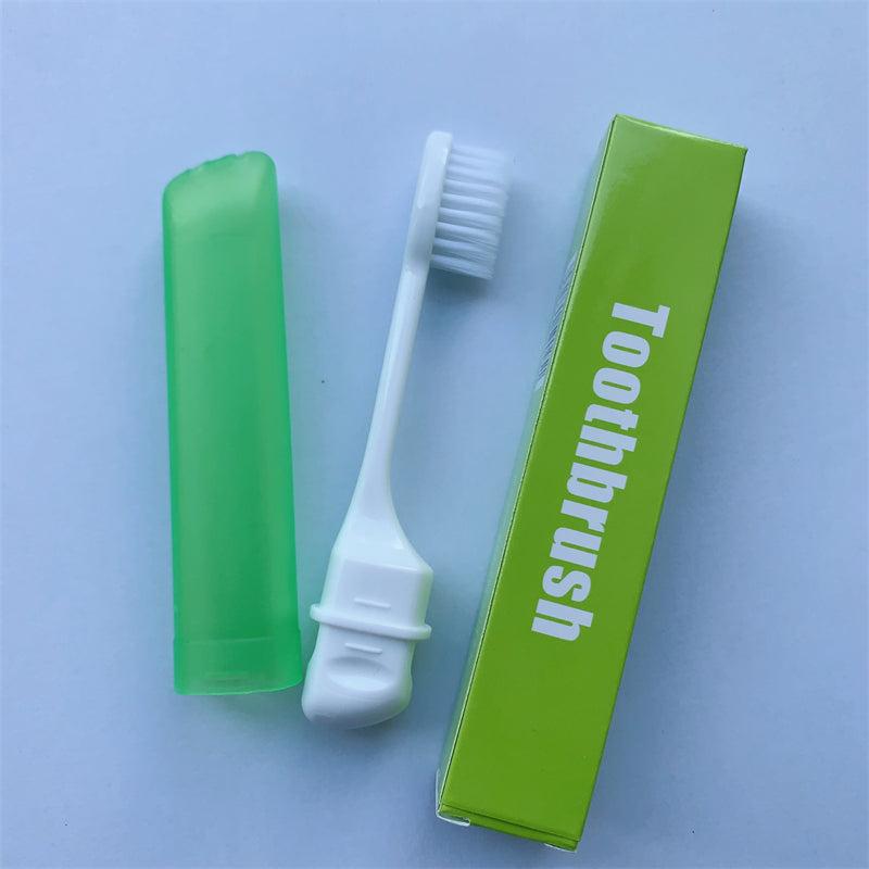 5pk Mini Foldable Toothbrush Travel Size Individually Wrapped Home Supplies
