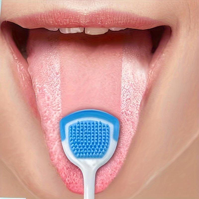 Silicone Tongue Scraper Teeth Cleaning Brush