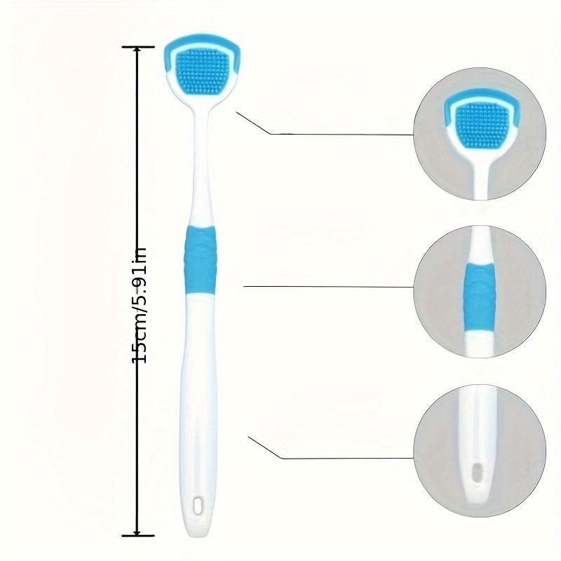 Silicone Tongue Scraper Teeth Cleaning Brush