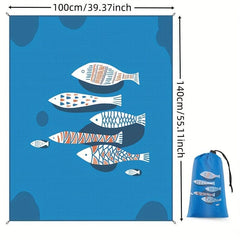 Anti Sand Camping Beach Towel Large Beach Mat Set