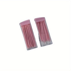 50pcs Portable Plastic Double Floss Toothpick for Oral Care