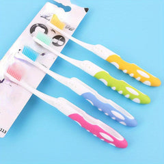 2pcs Folding Toothbrush Portable Manual Disposable Travel Toothbrush Set