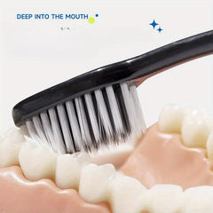 8pcs Soft Bristles Adult Toothbrushes Individually Wrapped