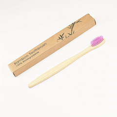 4pcs Bamboo Toothbrushes BPA Soft Bristles Eco Friendly