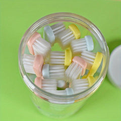 12pcs Bucket Storage Box Soft Bristle Toothbrush