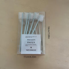 Eco-Friendly Bamboo Charcoal Toothbrush 10 Pack