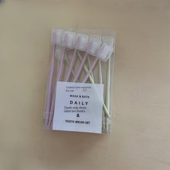 Eco-Friendly Bamboo Charcoal Toothbrush 10 Pack