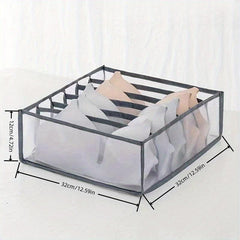 Fabric Underwear Storage Boxes Organizer Dividers for Wardrobe