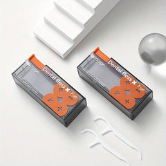 Dental Floss Picks Portable Case with 10 Picks