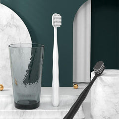Soft Bristle Toothbrush for Teeth Cleaning Adult 2 Packs