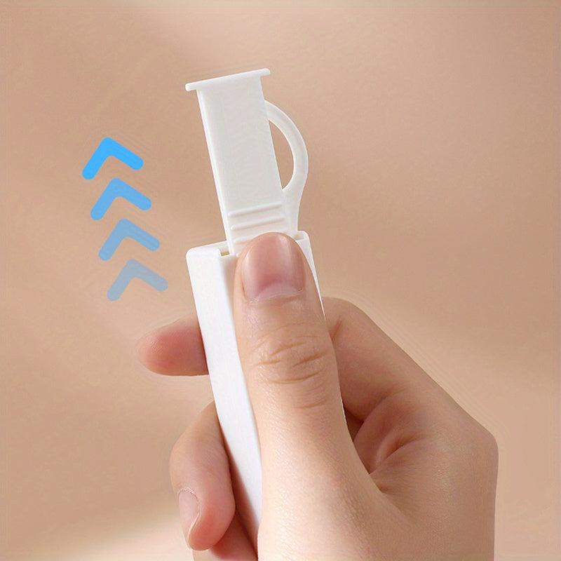 Portable Automatic Flossing Case with 9 Dental Floss
